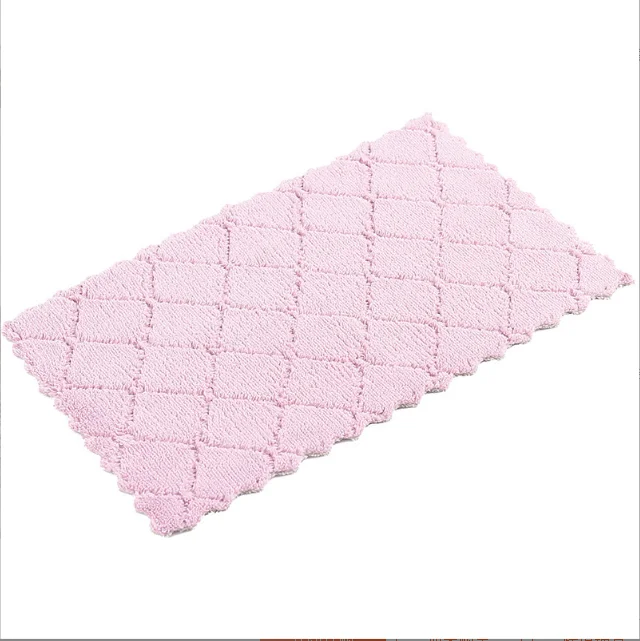 Microfiber Super Absorbent Dry Dish Towel Lint-Free Cleaning Cloth  Household Cleaning Tool