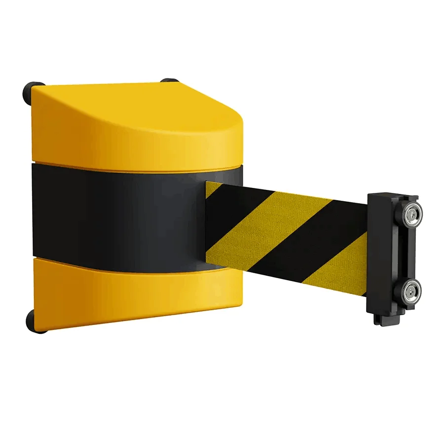 wholesale Wall Mount Retractable Belt Barrier with ABS 5m 10m wall mounted magnetic barrier