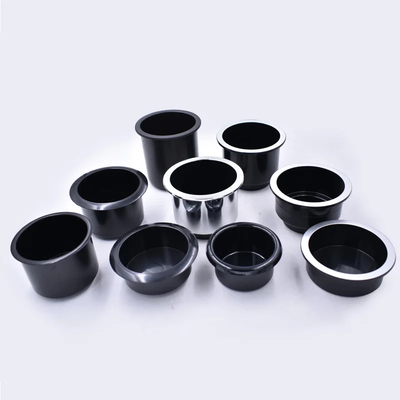 Wholesale  Quality Spinning Black Sofa Cup Holder Aluminium Furniture Cup Holder