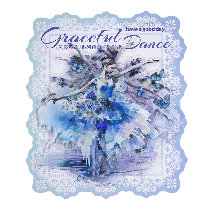 Wholesale High Quality Custom Die-Cut Sticker Sheet Set Japanese Shiny Gold Foil Printed Washi Paper Made Vinyl Adhesive Paper