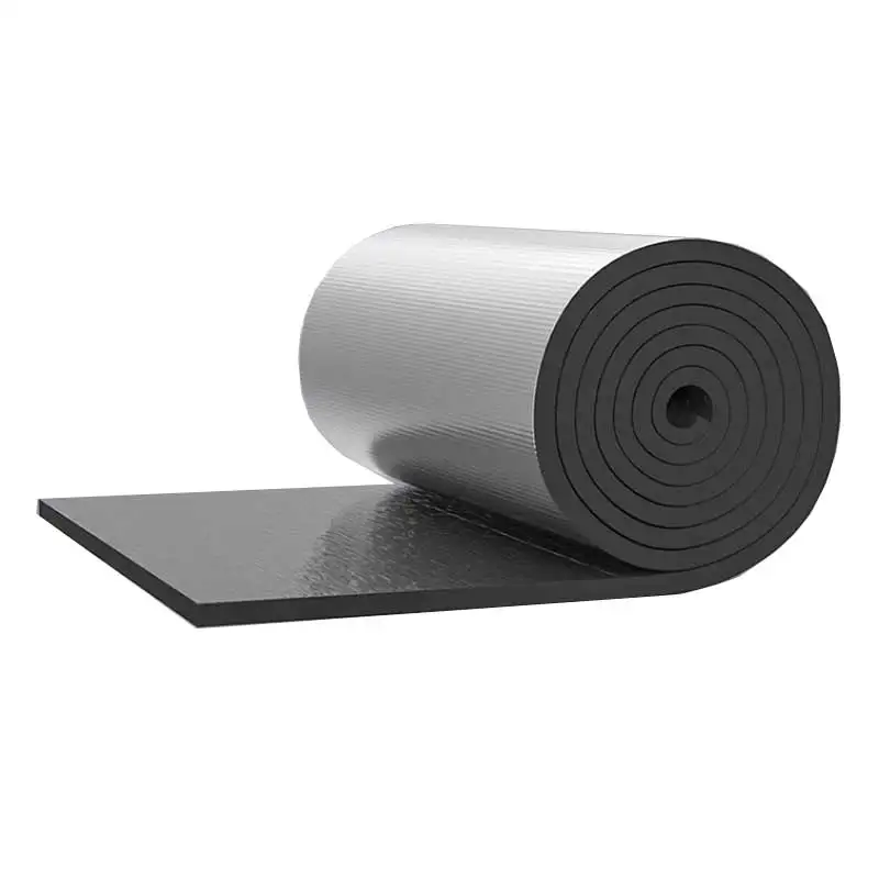 Best price black sound proof wall panels acoustic NBR rubber foam roll