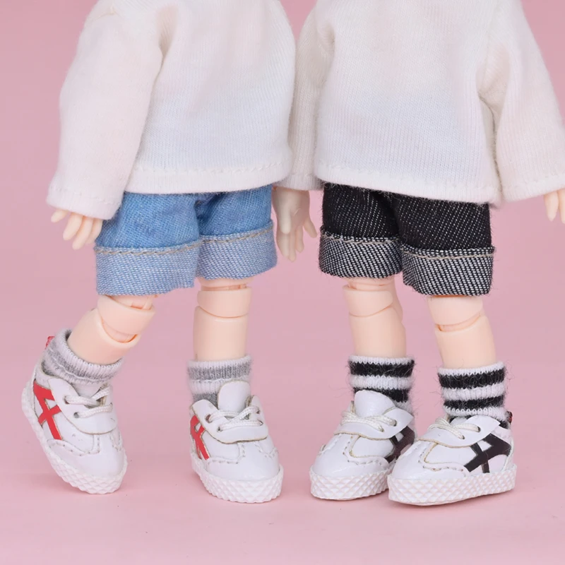 Hot Sale Ob11 Doll Shoes Accessories Gift Customized Doll Clothes Shoes Accessories For Bjd Blythe 1/12 Doll High Quality Shoes