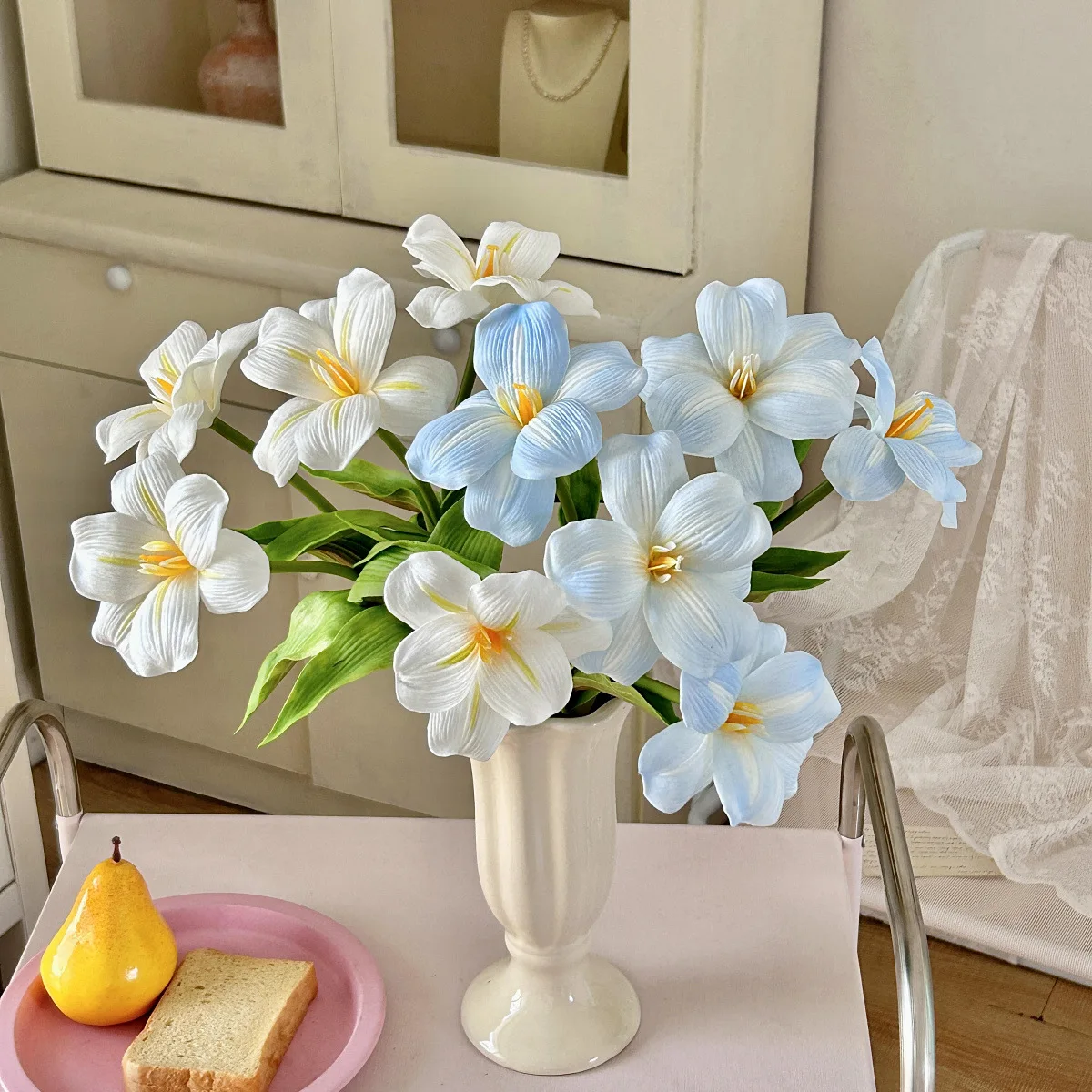 A00747-Wholesale Real Touch Home Decoration Items For Kitchen Single Pu Artificial Tulip Flowers