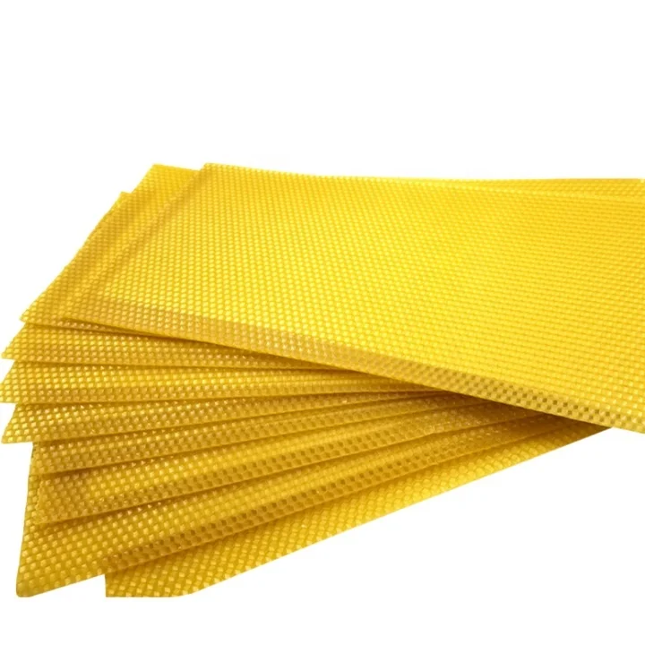 Wholesale high quality Multi Sweet Plastic beeswax candle wax Sheet Beeswax foundation