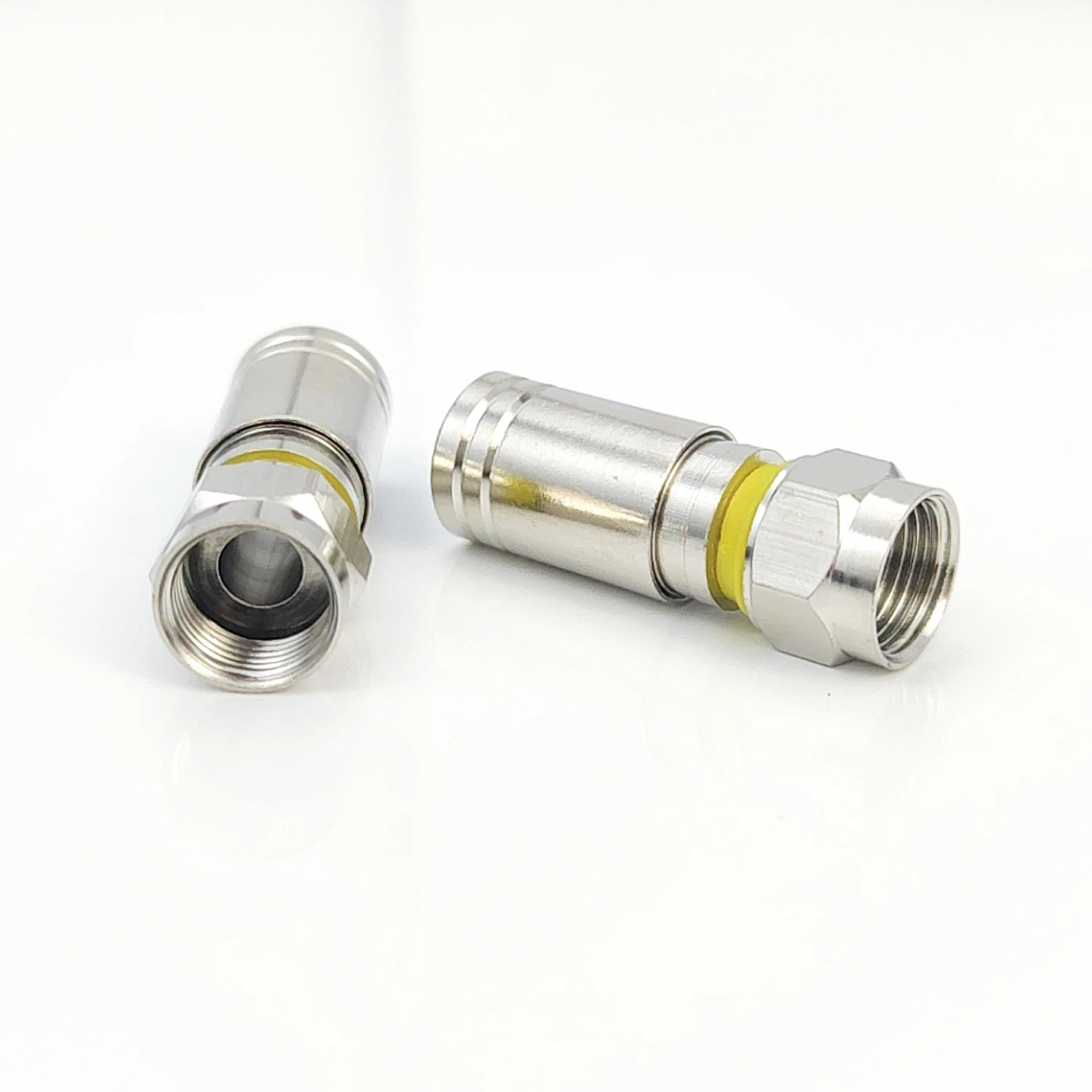 High quality 75 ohms coaxial cable cable assembly RG6 COMPRESSION CONNECTOR