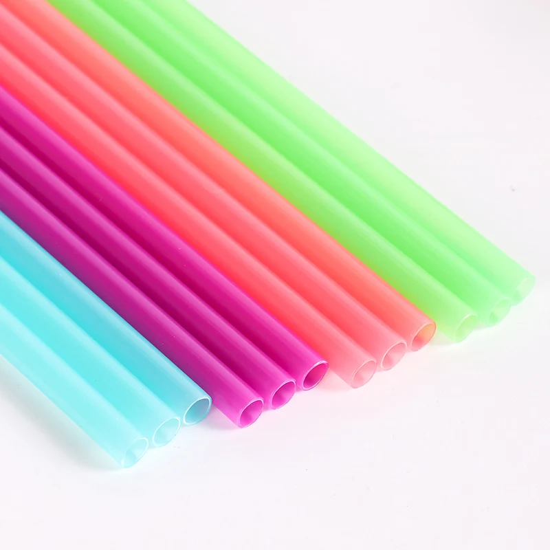 
Interesting color changing reusable PP plastic drinking straws 