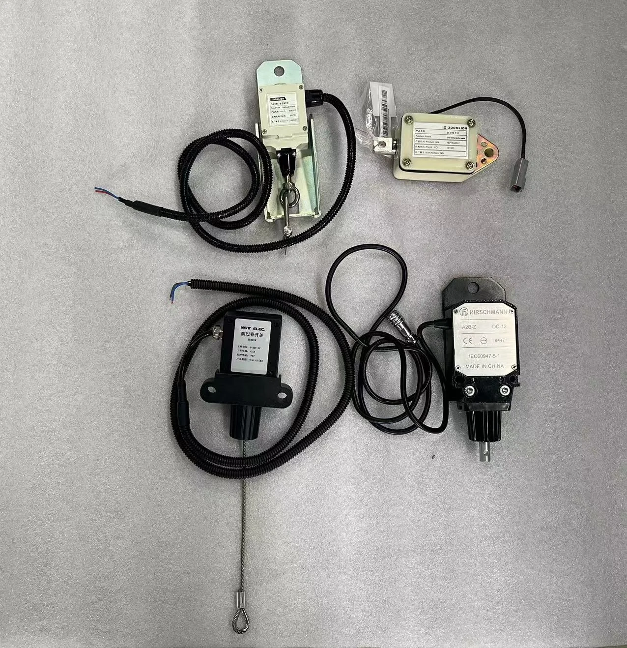 Heigh Limit Switch for Zoomlion Truck Crane Spare Parts QY25 ZTC350 550 700H 800V100tons Product Number 1020520125