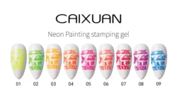 CX Beauty Color Painting Stamping Gel Professional Nail Art