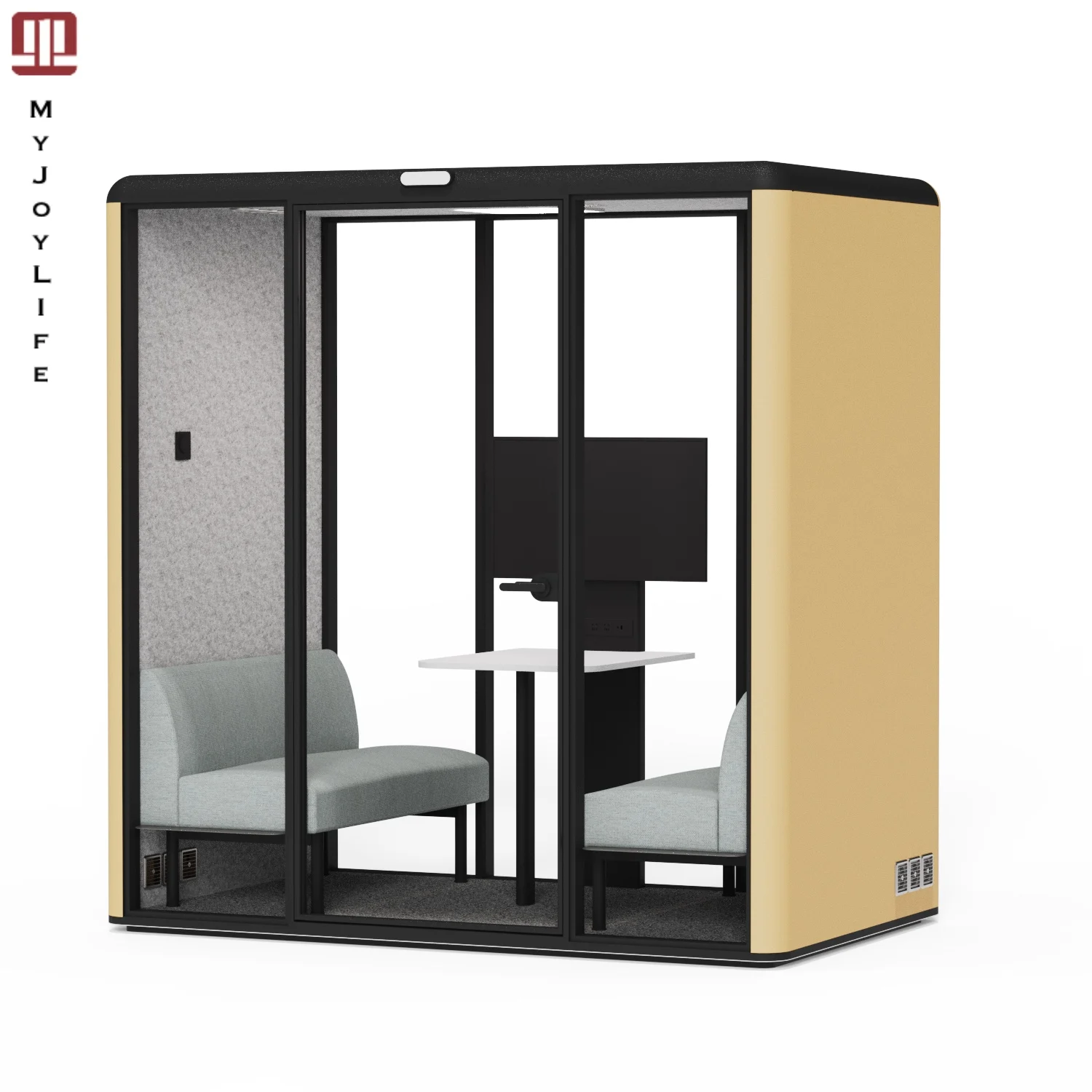 Meeting Phone Booth Acoustic Soundproof Study Work Pod Recording Booth Studio Modern Sound Proof Silence Work Booth