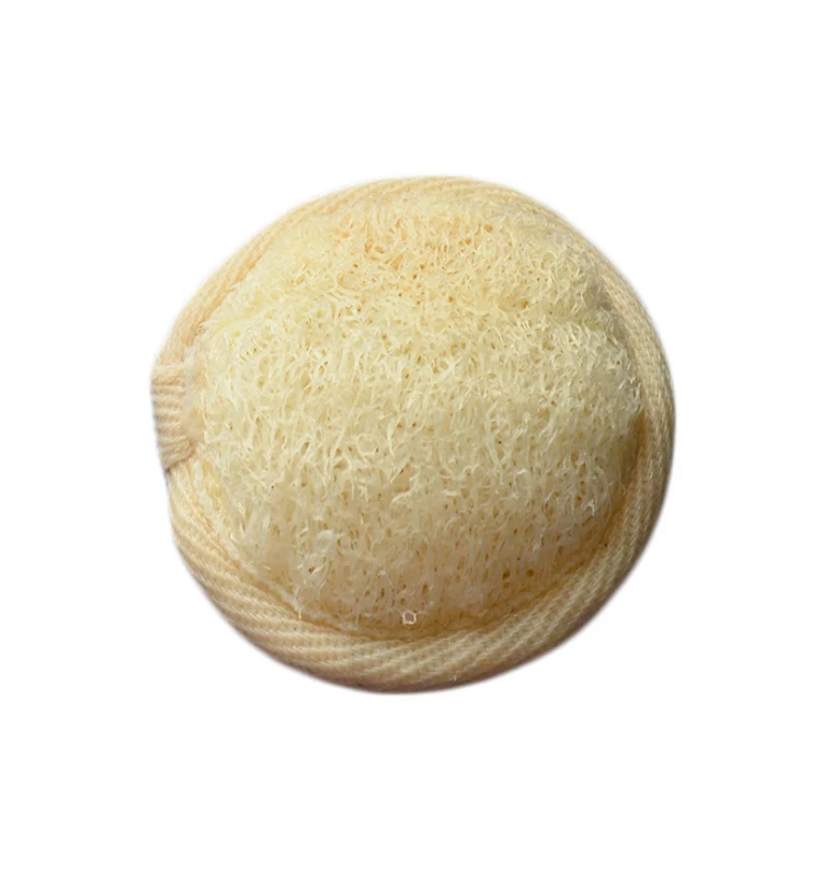  100% Natural Loofah Sponge Manual Facial Cleansing Scrubber Handheld Pad Exfoliating Face Brush