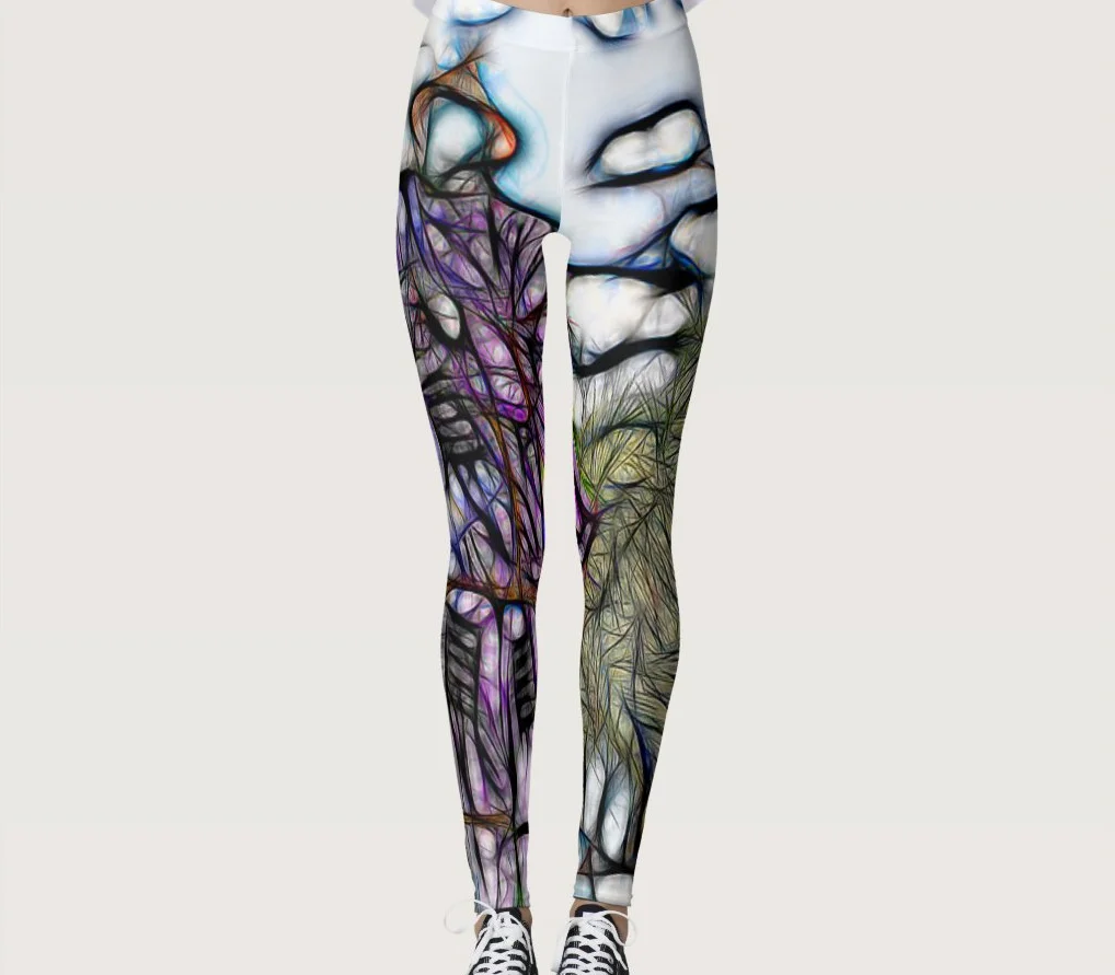 
Comfy Yoga Pants High Waist Workout Leggings for Women Lightweight Printed Yoga Legging Printed Yoga Leggings 