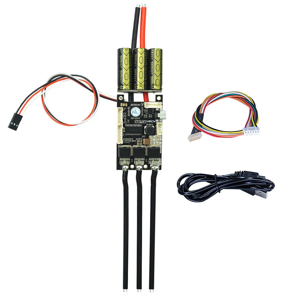 Электронный регулятор скорости Flipsky на основе vesc 50a 60v 12s 4 12 бесщеточный двигатель esc для электрического