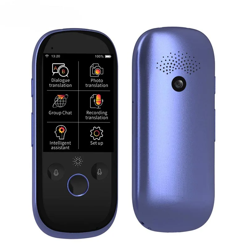 
K1 Pro Simultaneous Voice Translator 2.4 Inch WIFI 500MP photo translation Multi-language Portable Smart Voice Translator 
