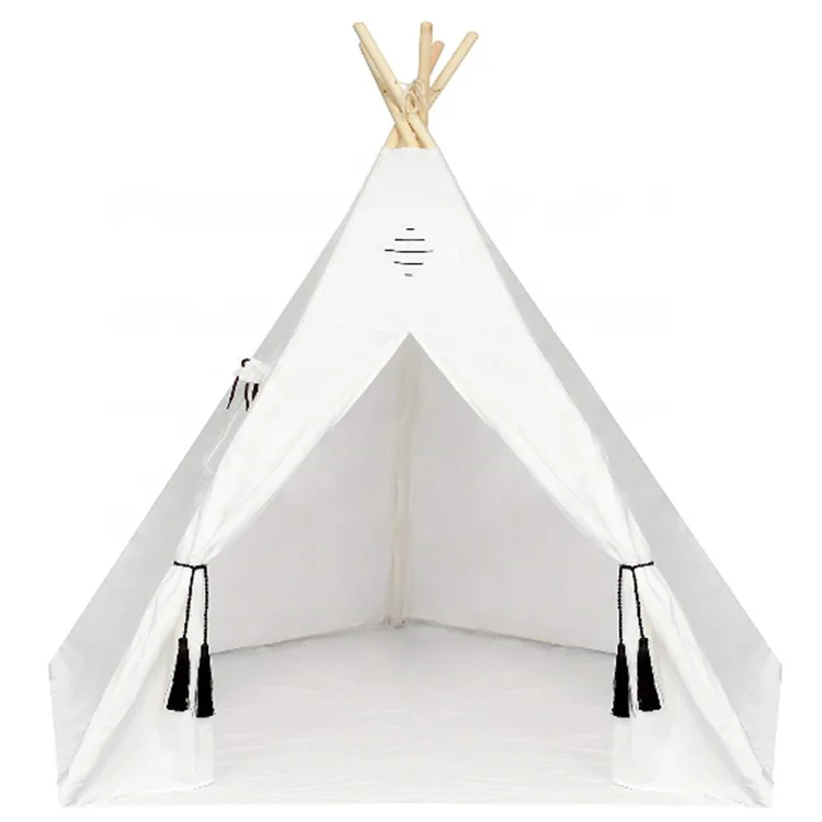 Веселая хижина, детский вигвам, купол для помещения, Юрта, хлопок, холст, детский вигвам, индийский тент