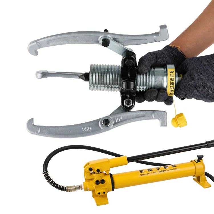 JH-F 3 jaw Separator Hydraulic Gear Puller kit injector Wheel Bearing Pulling