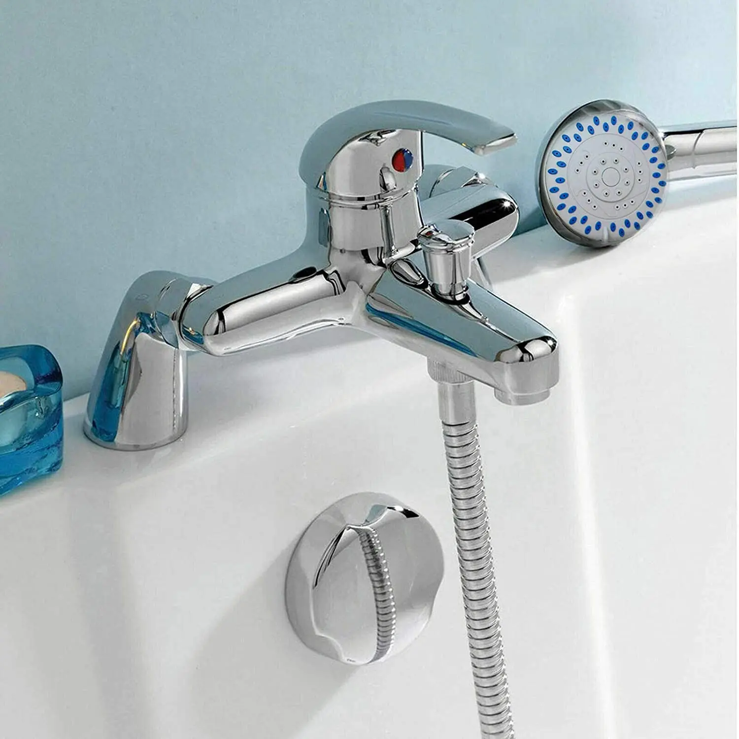 Modern Bathroom Bathtub Mixer tap Hot and cold single handle bath mixer shower Stainless steel Brass Material