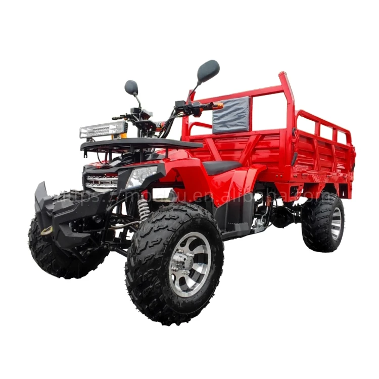 With winch winch and Hydraulic lifting 1500W/45A Farm ATV with bucket Suitable for farm and orchard Four wheel electric
