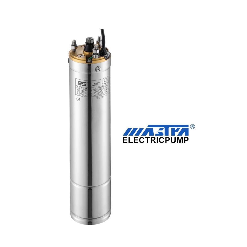 MASTRA EG 3inch stainless steel bomba de agua AC DC brushless oil cooling submersible water pump motor