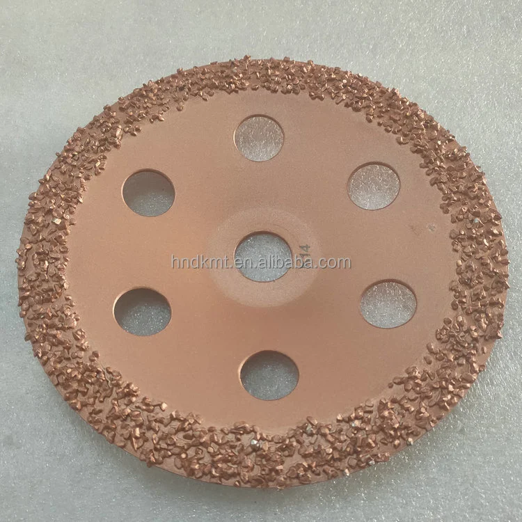 rubber buffering disk tungsten tire repair grinding head for rubber wood