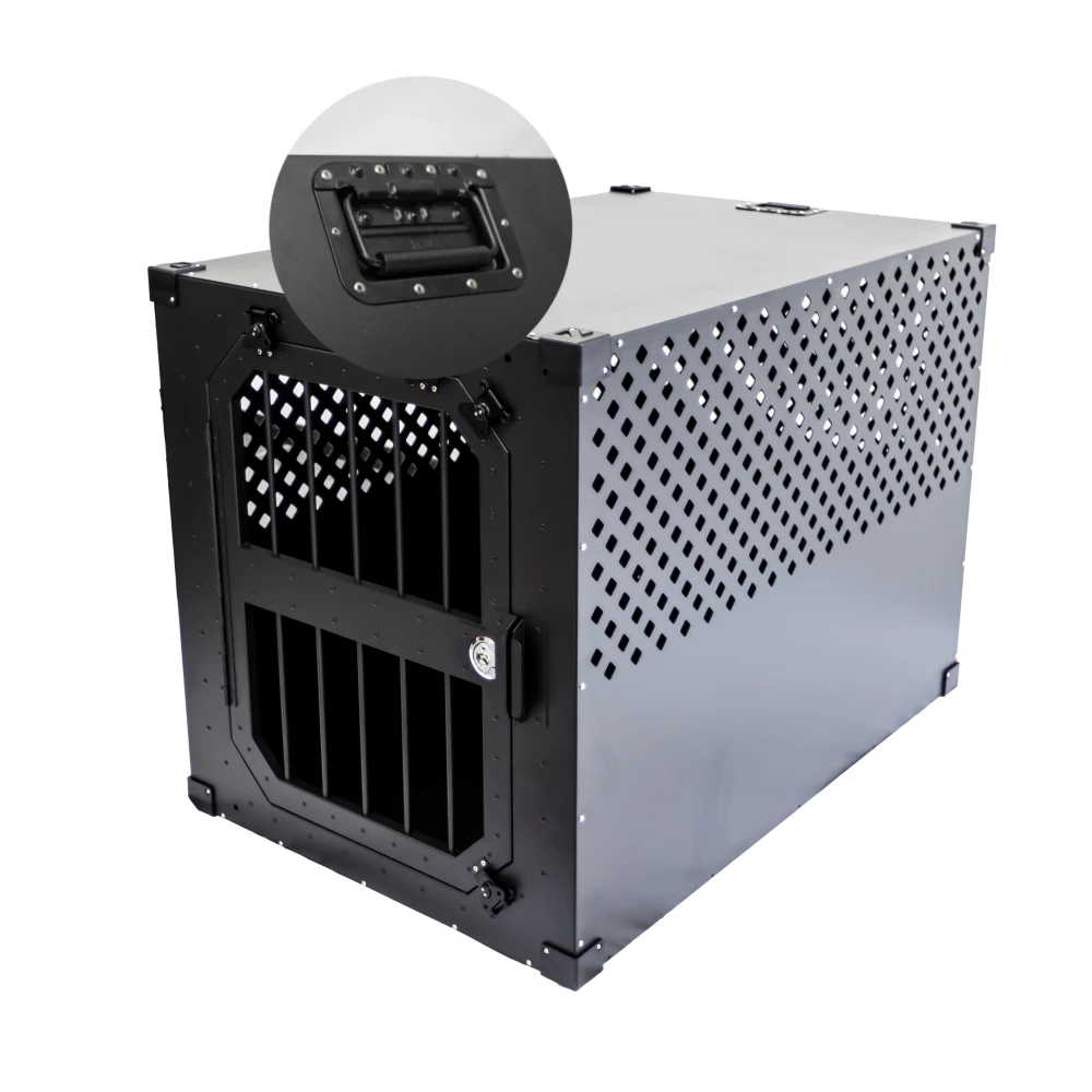 Hot Selling Waterproof Animal Pet Cage Aluminum Kennel Modular Dog Car Cage