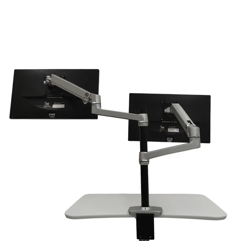  tablet floor stand Dual screen display Use home office meeting
