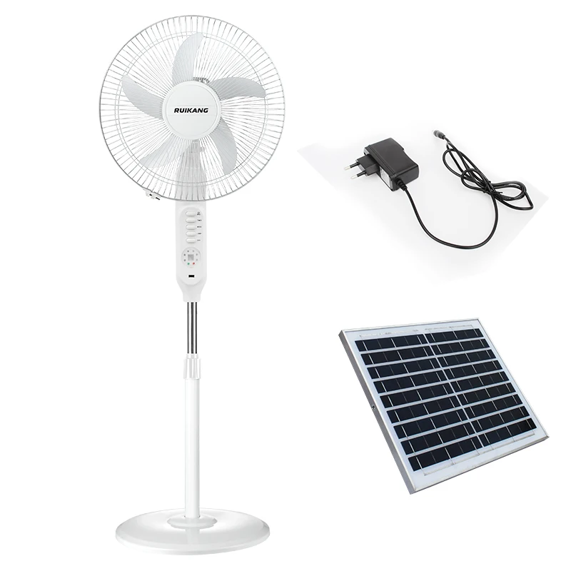 Rechargeable Emergency Solar Charging Battery Fan Air Home 12V Dc Solar Powered Energy Solar Electric Fan With Panel And Light