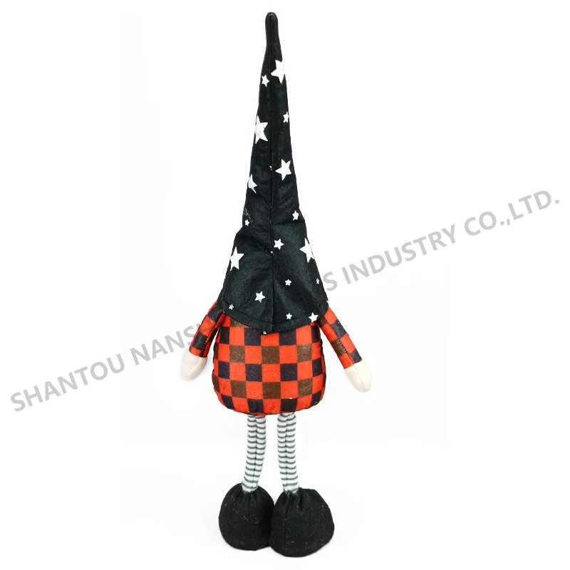 
Wholesale Halloween faceless elderly standing ornaments Halloween standing goblin crow decorations 