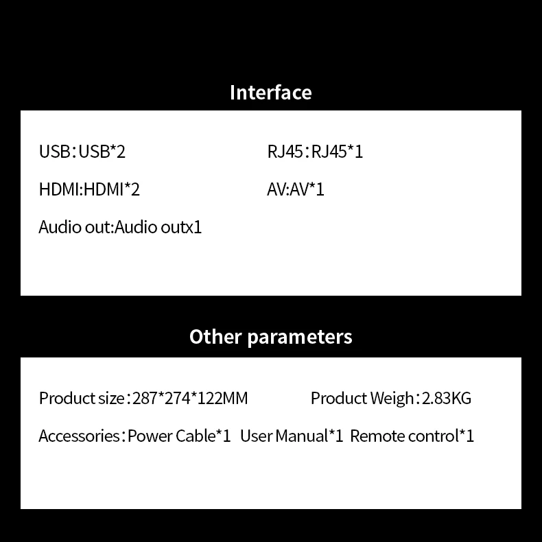 New Arrival Transjee A70 smart home video projector 4K support full hd digital wifi Android Projector