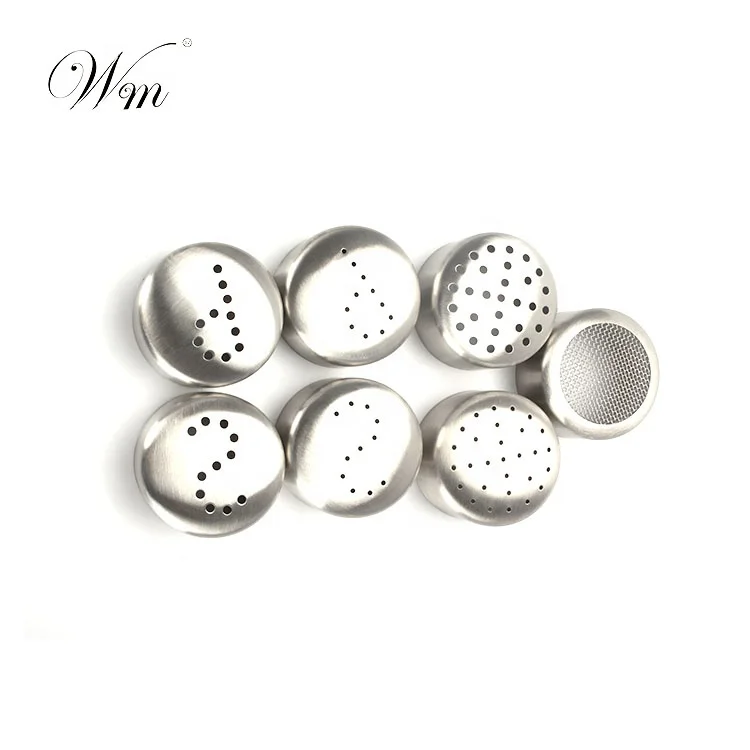 Stainless steel salt and pepper shaker powdered sugar and cocoa/chocolate shaker Spice Tins