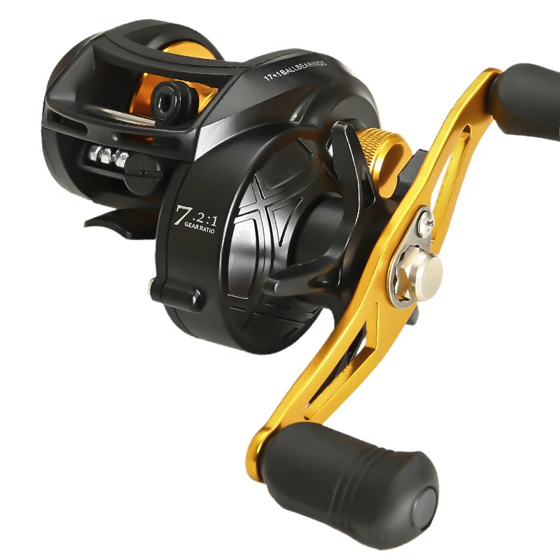 High Speed Custom 17+1 BB Bearings 8kg MAX Drag Waterproof Left Right Hand Baitcasting Long Casting Sea Fishing Reels