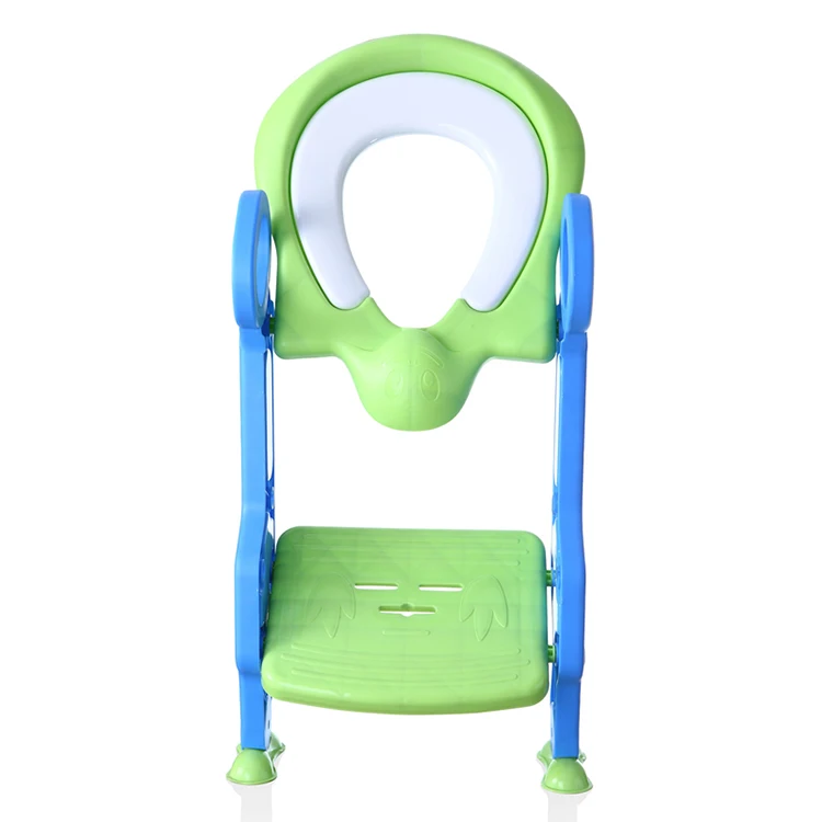 New Plastic Toilet Training Step Stool Baby Potty Seat With Ladder For Kids