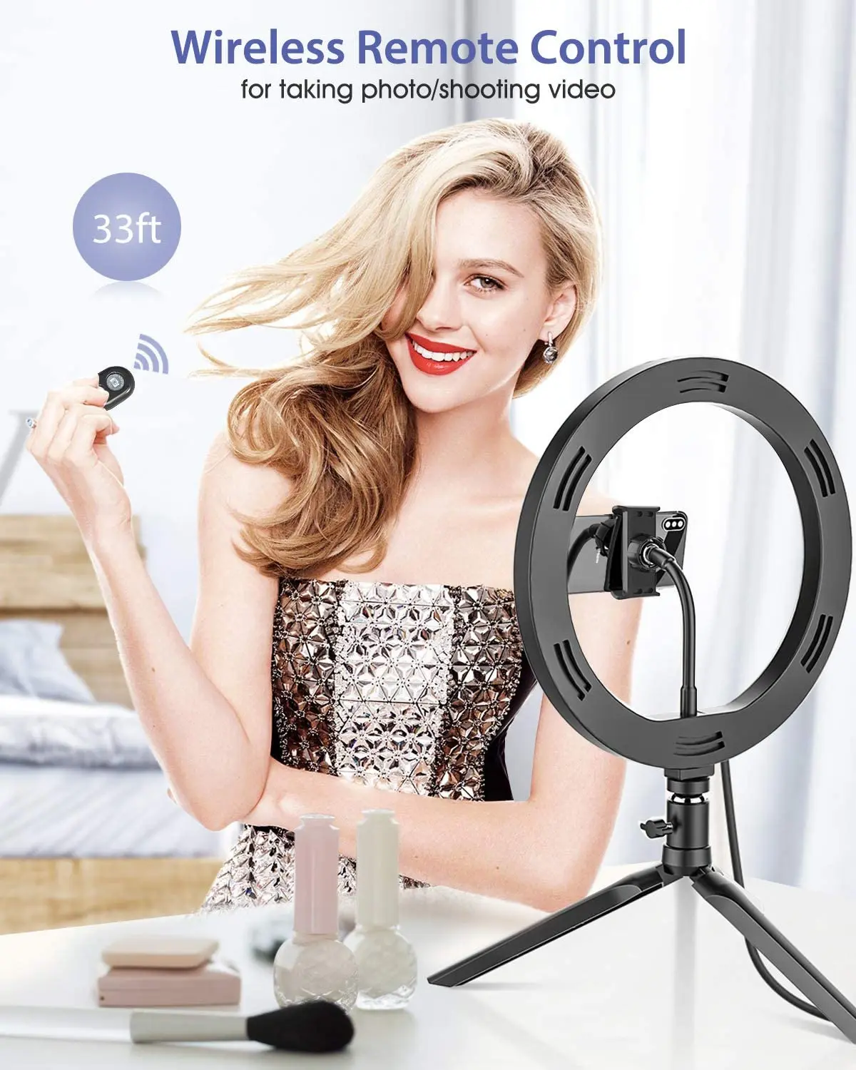 6inch 8inch 10inch 12inch 14inch Led Circle Ring Light with Tripod Stand for Youtube Video Live Stream Makeup Photography
