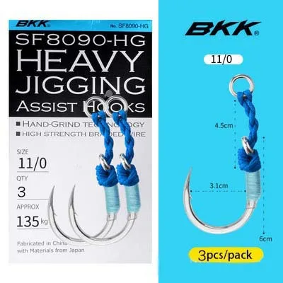 BKK SF8090-HG свечение усиленная большая дичь Sailfish GT морская рыболовная лодка рыболовный крючок для ловли тунца
