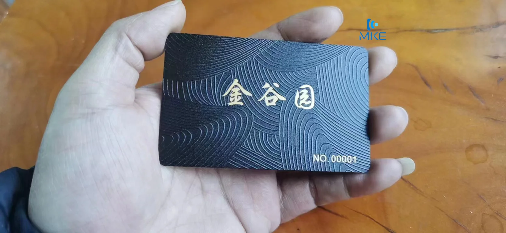 Custom luxury embossed frost uv black plastic pvc cards