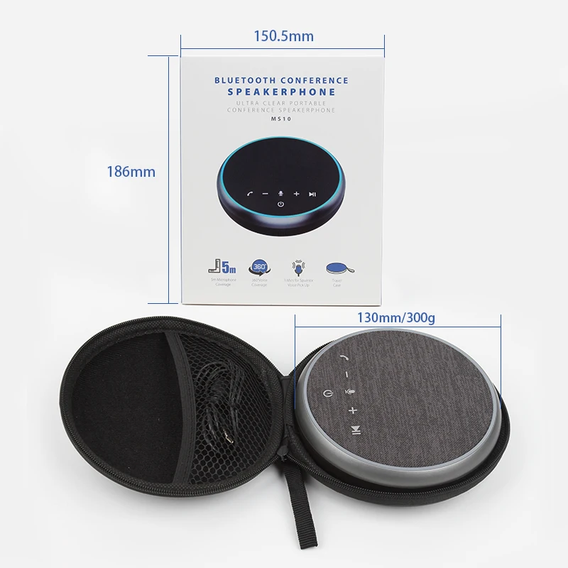 Factory exclusive design Blue tooth USB Wireless Phone Computer Omnidirectional Microphone conference speaker phone