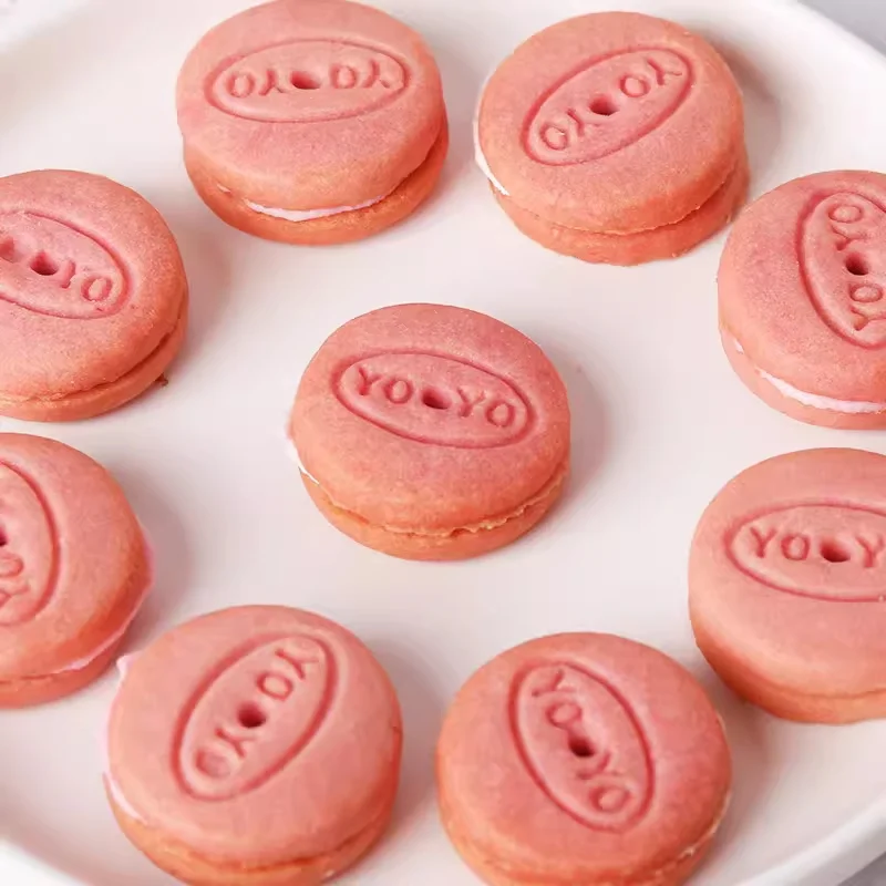 Wholesale cheap Biscuit cookies Macaron sandwich biscuits 376g/bag