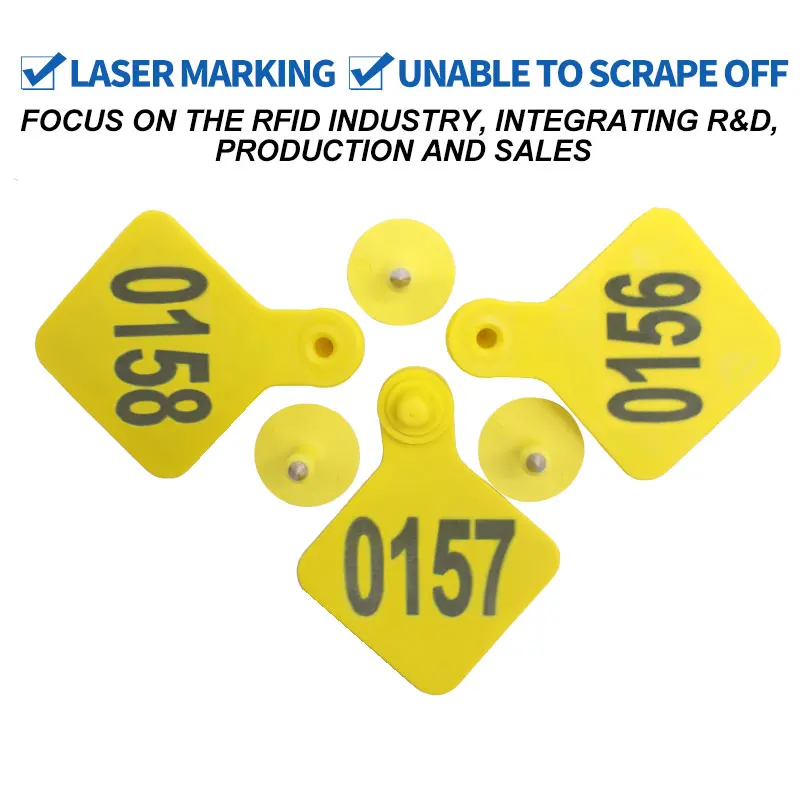 HED-ET137 cattle electronic ear tags serial number ear tag gps ear tag cattle