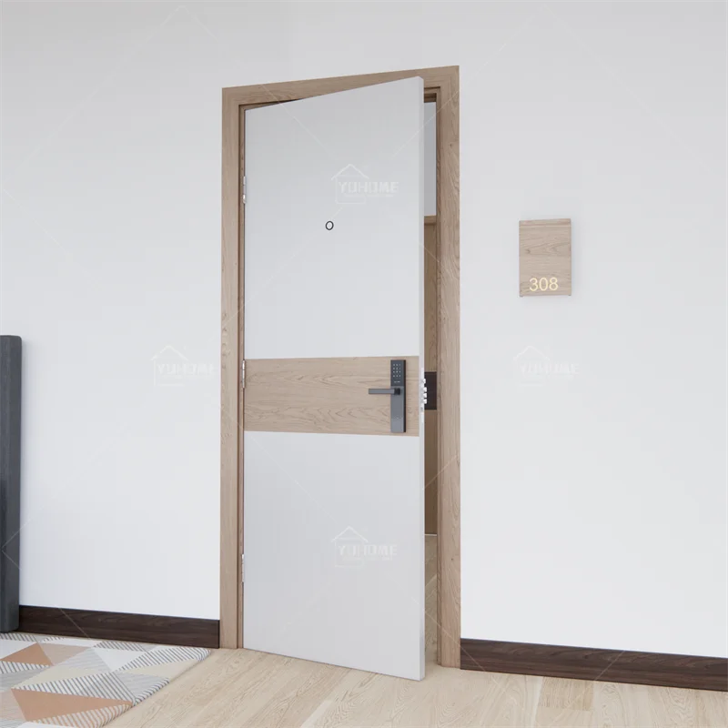 Yohome professional manufacturer residential interior doors solid core interior doors interior construction end door