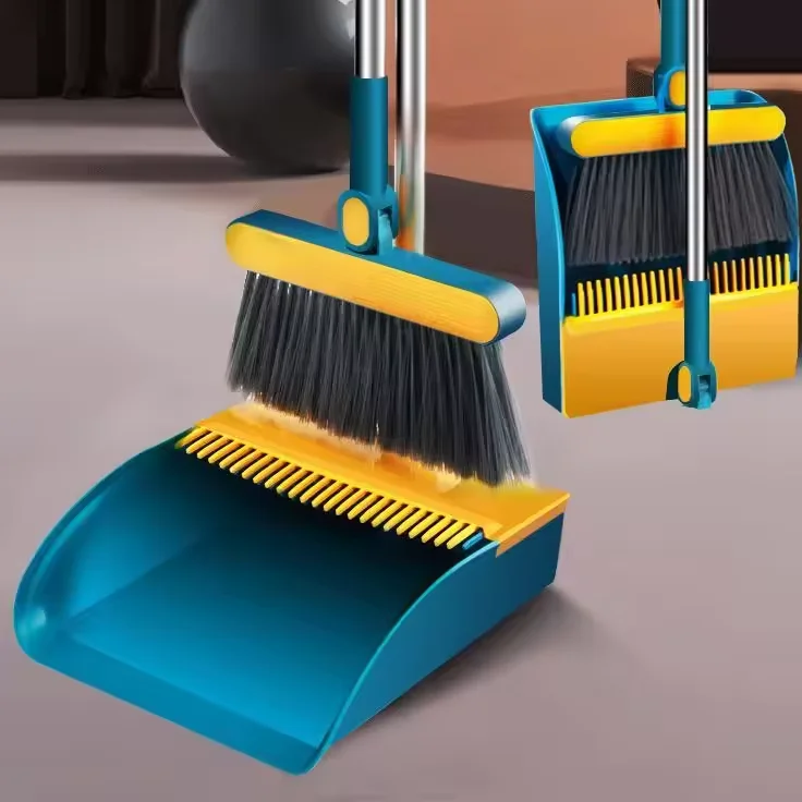 Multi Durable Creative Easy Cleaning Dustpan with Magnet Handle and Broom Set