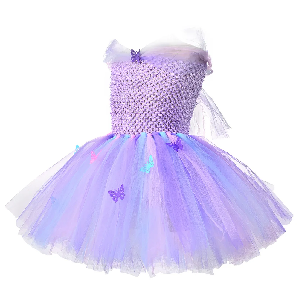 cosplay Magic children purple princess dress