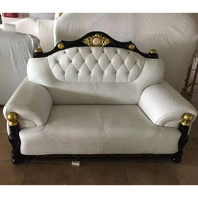 Home furniture luxury export USA door to door  living room  leather sofa 1+2+3