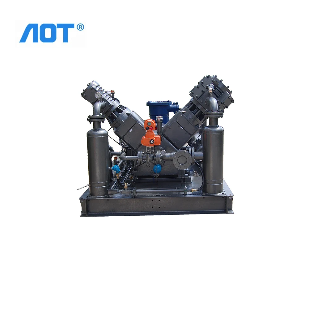 Explosion-proof motor coupling piston biogas compressor Methane CH4 gas compressor  for hot sale