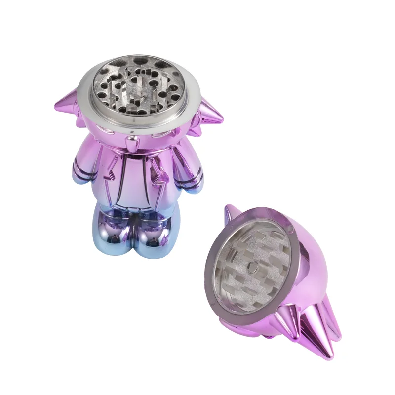Factory Wholesale Tobacco Spice Metal Crusher Metal Zinc Alloy Grinder Smoke Manual Grinder