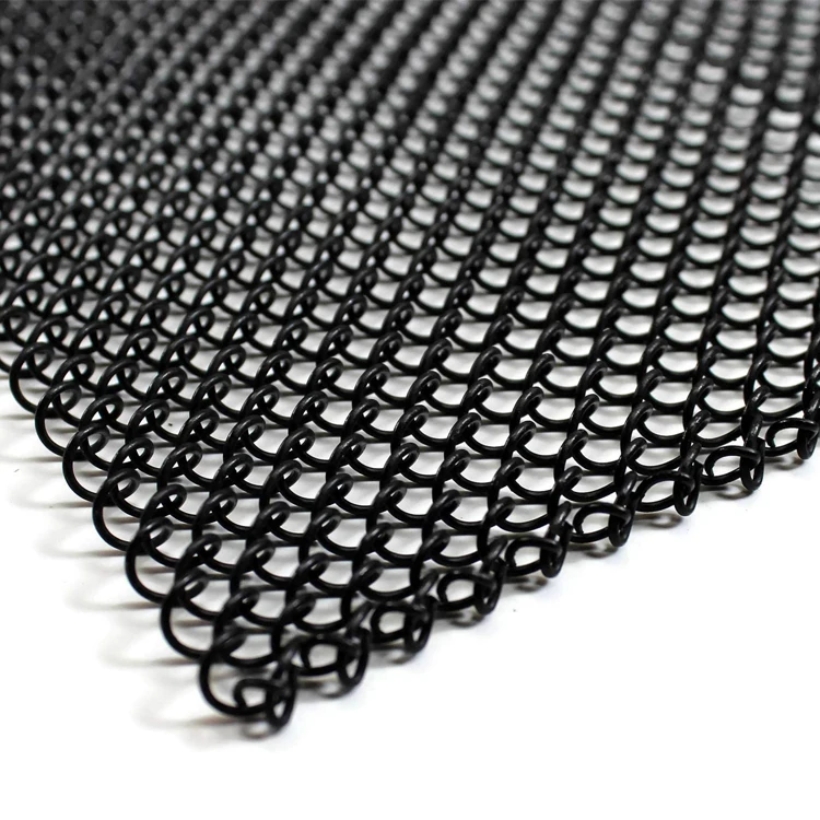 mesh hanging fireplace screen