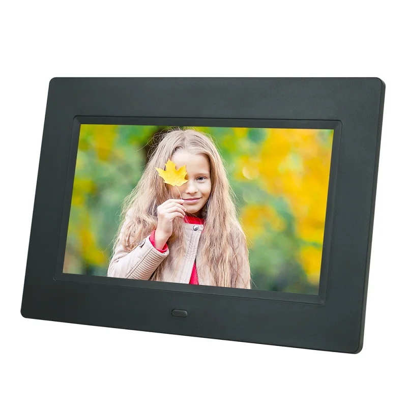 Somy Digital Picture Frames 7 Inch Digital Photo Frame Full HD LCD IPS Display Advertising Players MP3 Music 1080P Video Timer