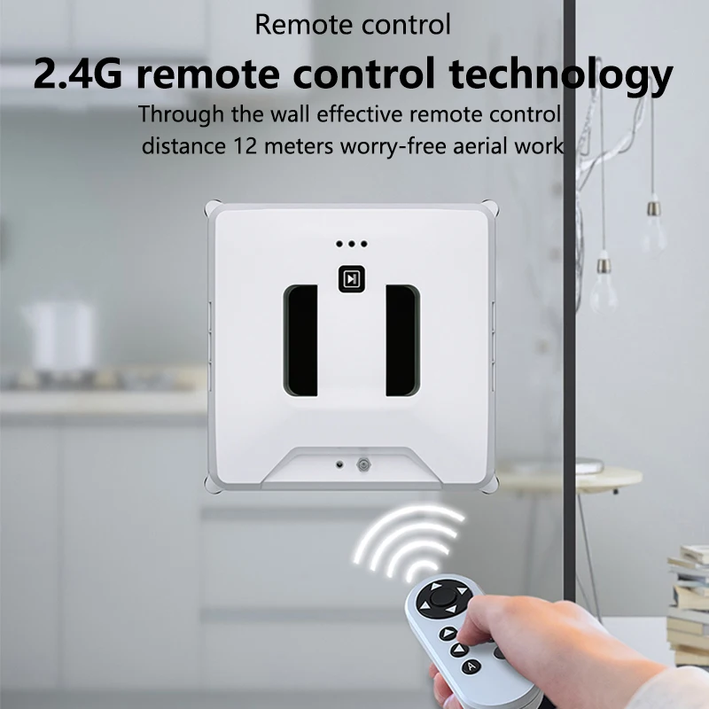 HOT Selling in stocks Customized Wireless Remote Control Intelligent Robotic Window Cleaner For Home/office Glass Use
