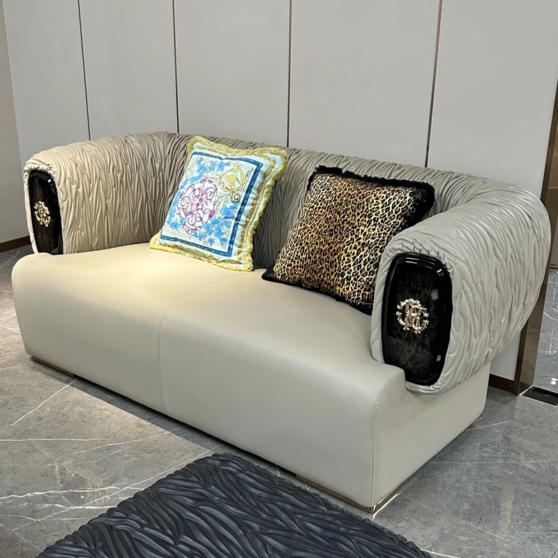 Minimalist High-End Fabric Sofa Luxury Design Couch for Villa Living Room Sofas Home Furniture