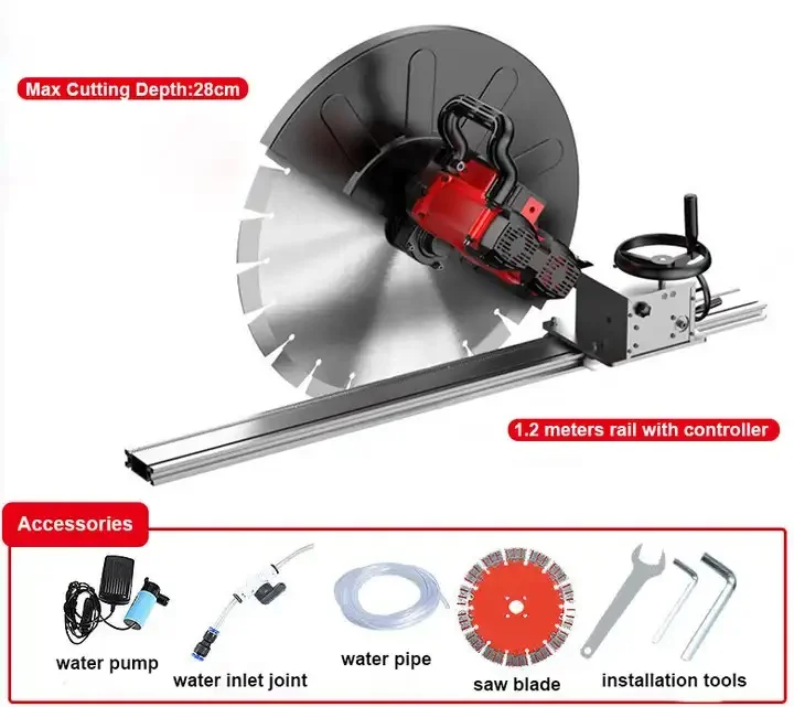 electric automatic Concrete stone Saw Cutting Machine Wall Cutter Machine