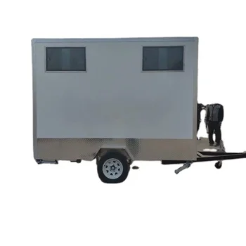 China outdoor luxury portable bathrooms cart portable restrooms trailer camping caravan mobile toilet trailer