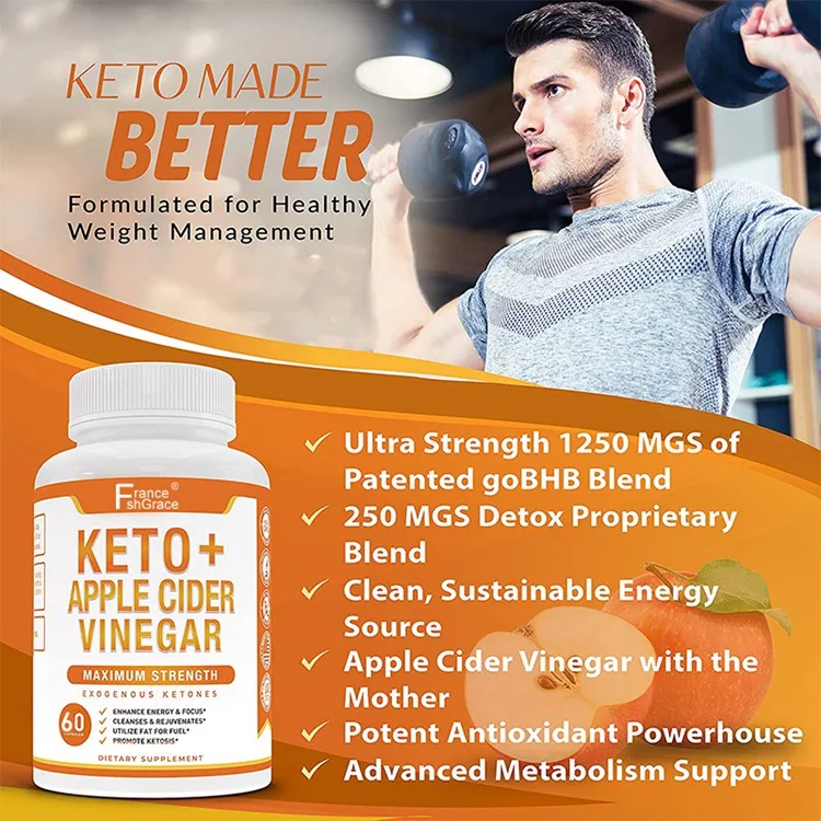 Burner Fat for Energy Boost Energy Focus Bhb Keto Diet Pills for Women and Men